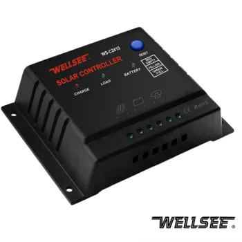 Factory price WELLSEE WS-C2415 15A 12/24V Solar energy controller
