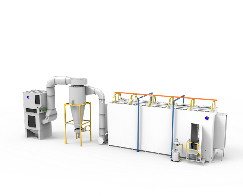 Ciclone MB Manual Powder Coating Booth Cyclone