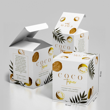 Hot Sale Cheap Recycled Candle Paper Packaging Box