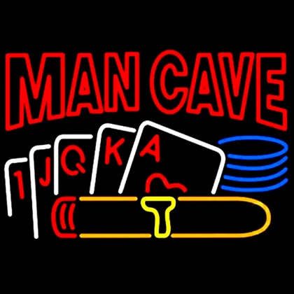 The man cave neon sign