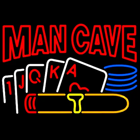 The man cave neon sign