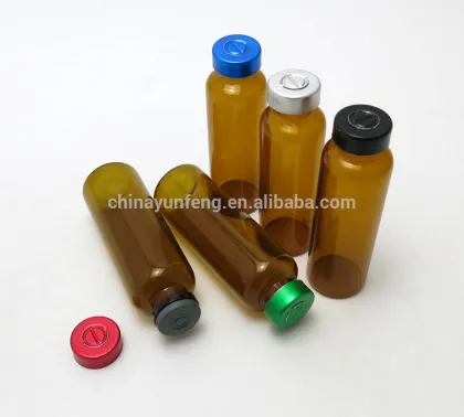 Brown 30ml drug bottle medicine bottle with rubber stopper