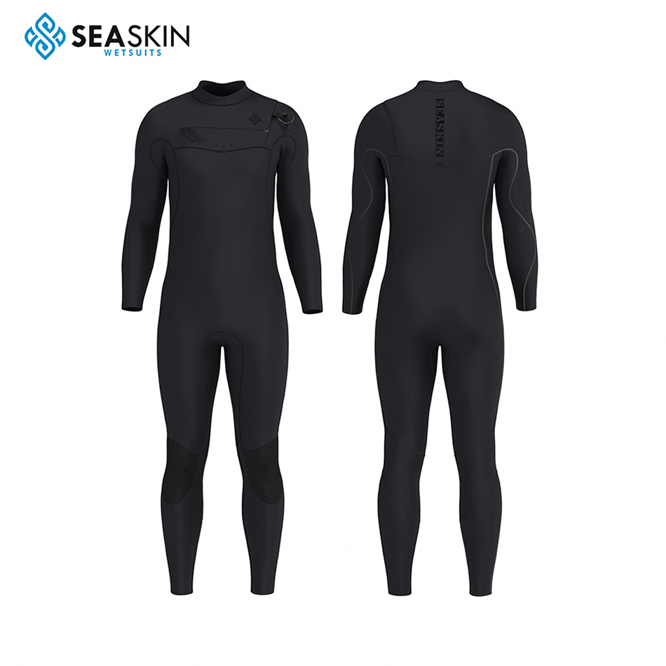 Seaskin berkualiti tinggi lengan panjang satu bahagian wetsuit