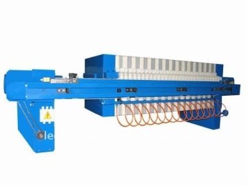 Hydraulic Recessed Plate Chamber Filter Press with Manual Filter Plate Shifting by Hydraulic Closing semi-Automatic Filter Press