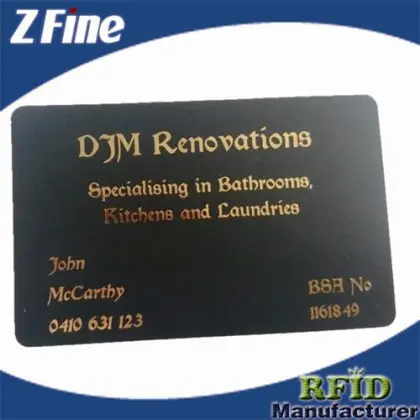 chip smart card with printing