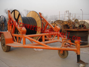 Cable Conductor Drum Carrier, Cable Reel Trailer