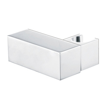 Supporto per doccia a mano da bagno in ottone design quadrato
