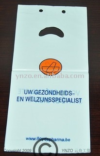 Plastic shopping die cut bag