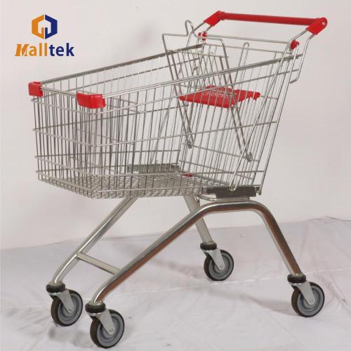 European Grocery Cart European Metal Supermarket Shopping Trolley Factory