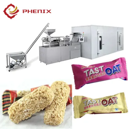 Automatic Oats Chocolate Cereal Bar Making Machine