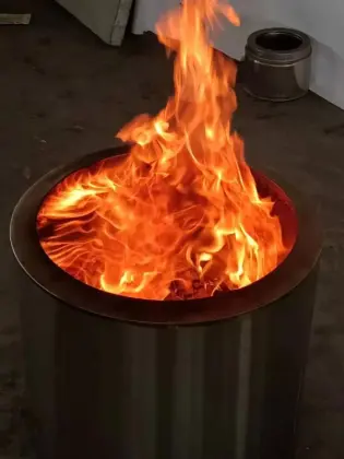 Outdoor garden BBQ fire pit