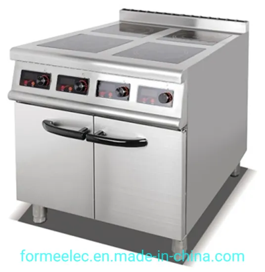 Induction Cooker 12kw Induction Heater 4 Square Glass-Ceramic Plate Electromagnetic Oven