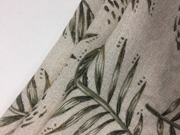 60s Rayon Voile Print Fabric