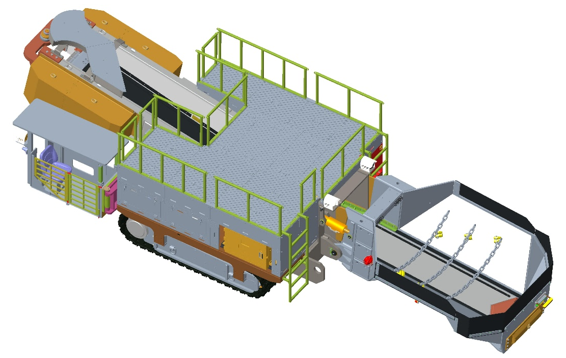 ZL1000/310P mining crawler loader