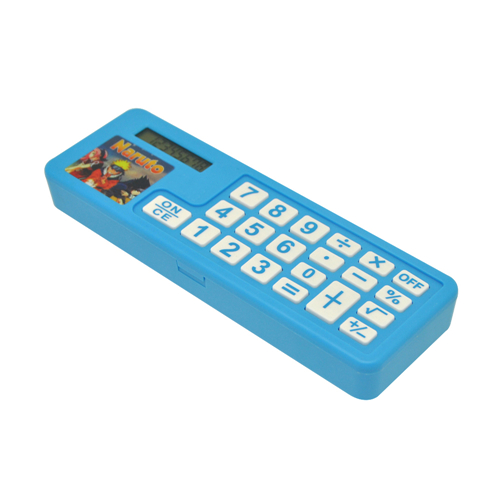 pencil case with calculator