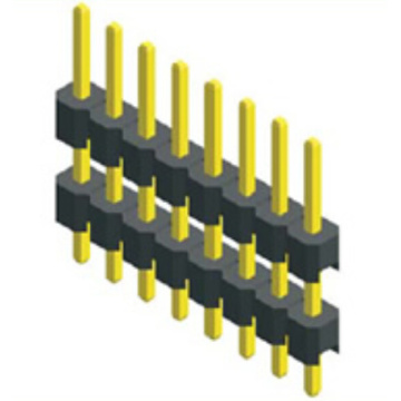 2.54mm dubbele plastic connector voor penkoppelingen