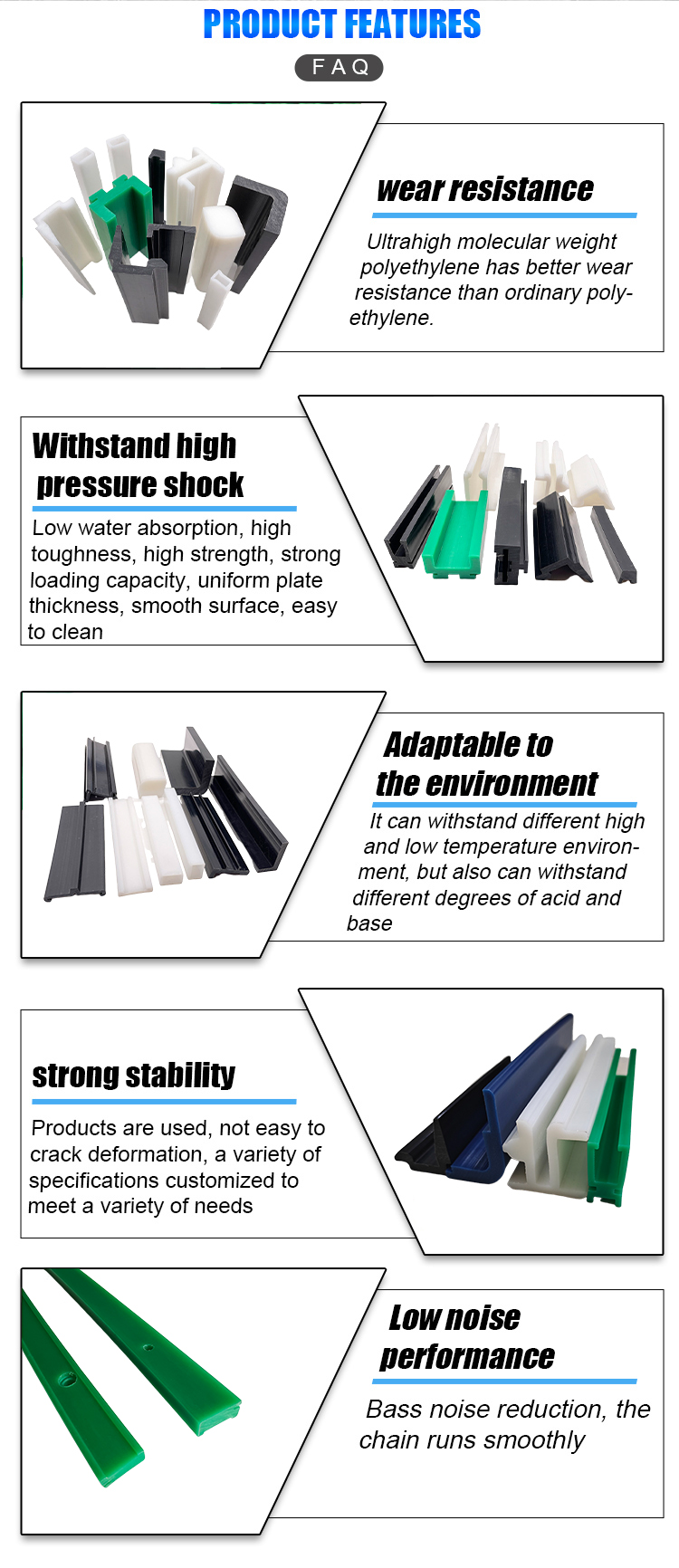 Plastic Profile Wear Strips