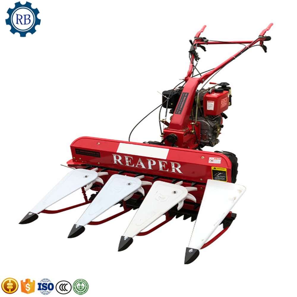 Multifunctional crop harvesting machine lavender barley sorghum wheat grain mini harvester weed grass cutter paddy rice reaper