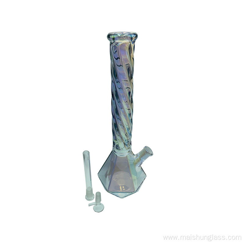 Multicolored Rotary Diamond Pot Glass hookah Kettle