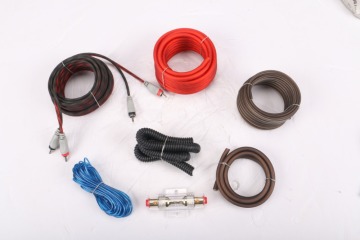 China OEM supplier for car amplifier wiring kits with flexible power ground cable