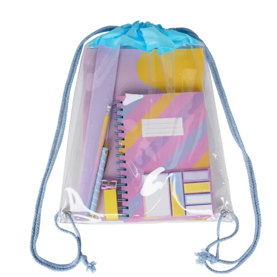 Wholesale Office Supplies: Designer Stationery Sets Complete with Drawstring Bags for Back to School