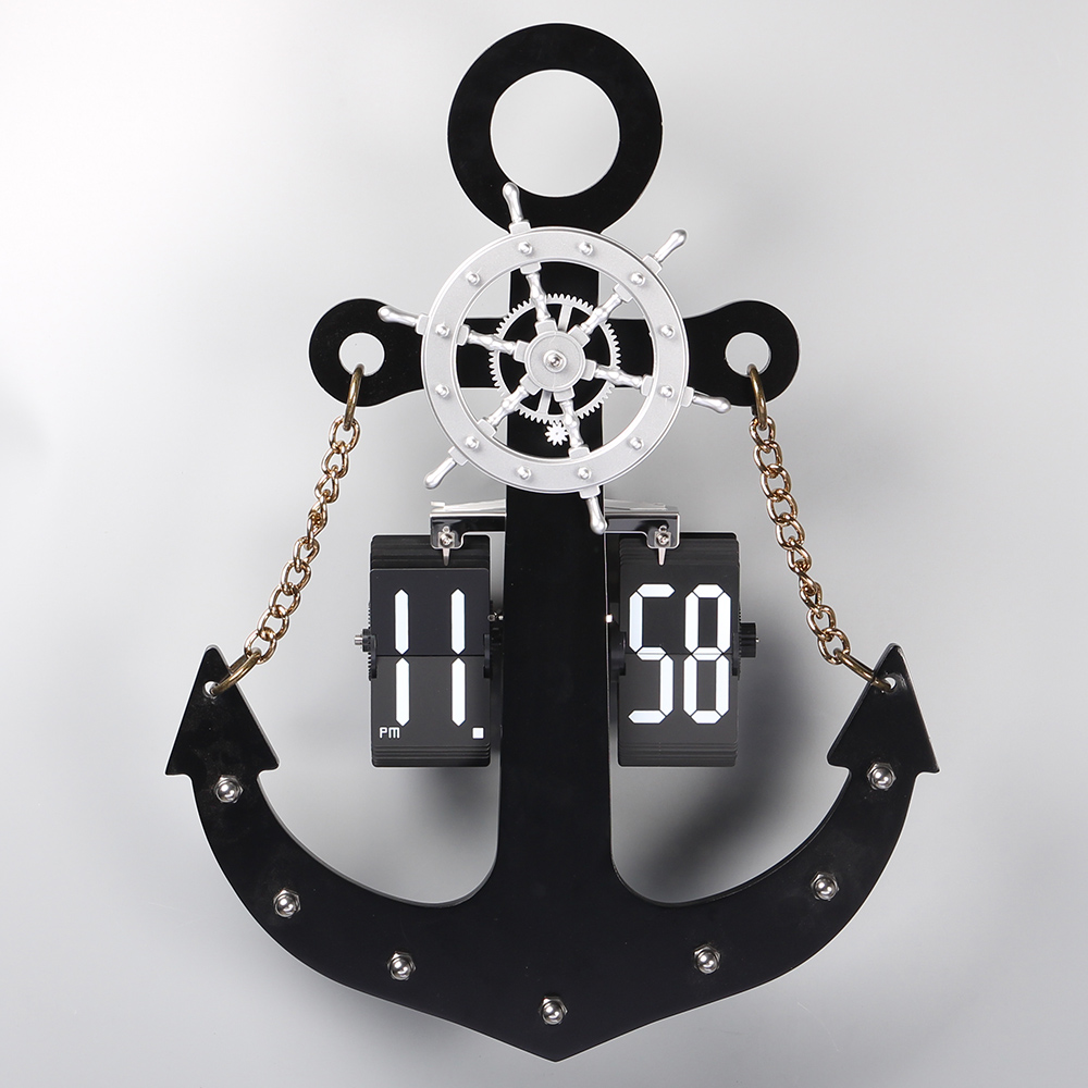 Giant Anchor-shape Flip Clock