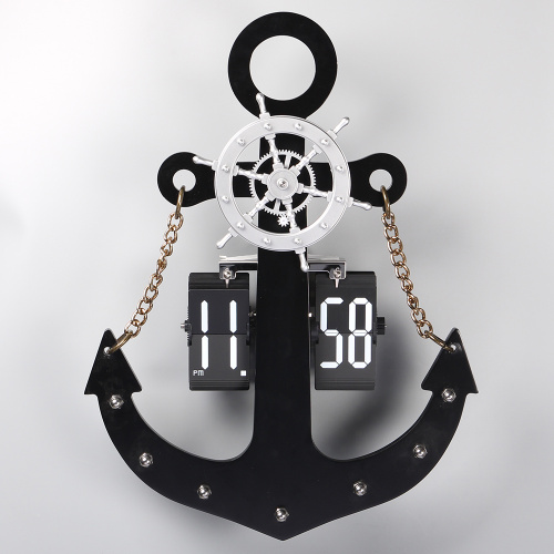 Riesige Vintage Anchor Flip Clock