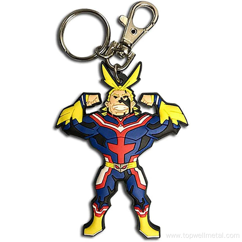 High Quality Custom Promotional PVC Cartoon Keychain