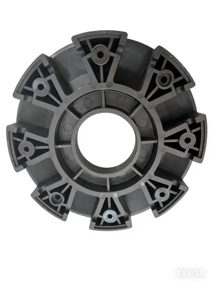 Plastic Wheel Hub with Rubber Liner Injection Mold