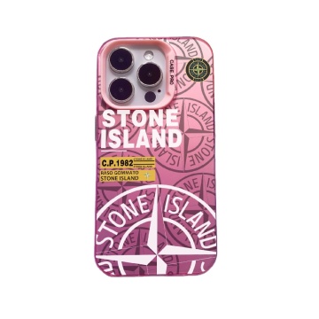 STYLISH STONE ISLAND IMD Casi di tendenza personalizzate per iPhone XR, XS, 11, 12, 13, 14, 15, 16 Pro Max