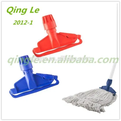 woonden floor flat panel dust mop,cloth clamping flat mop, cotton mop