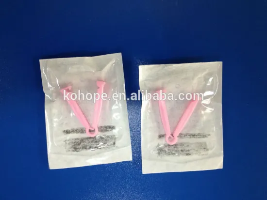 Pink Disposable Umbilical Cord Clamp
