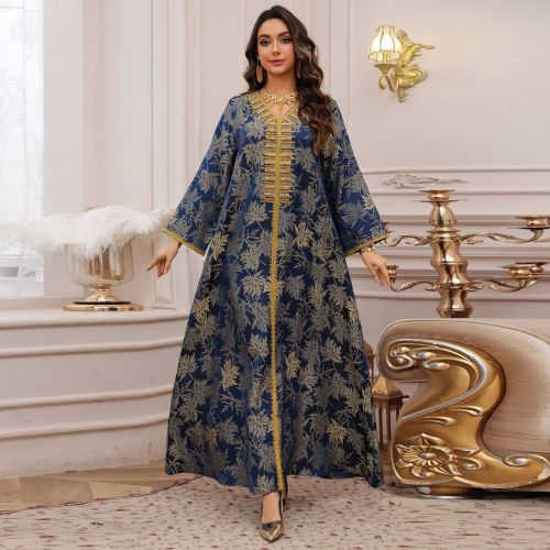 بدلیجات هات فیکس عید V-Neck Jalabiya Abaya