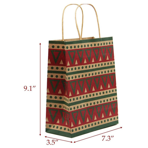 Bacaha Warqadaha hadiyadda ee Christmas Kraft Paper Fashion