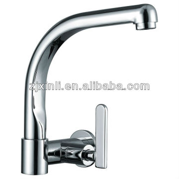 High Quality Brass Kitchen Sink Cold Tap, Polish and Chrome Finish, Wall Mounted