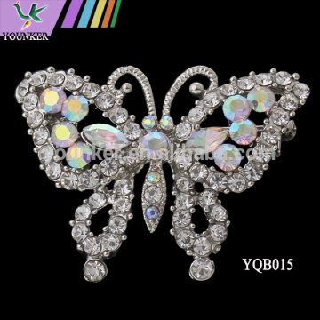 China rhinestone butterfly wholesale brooch