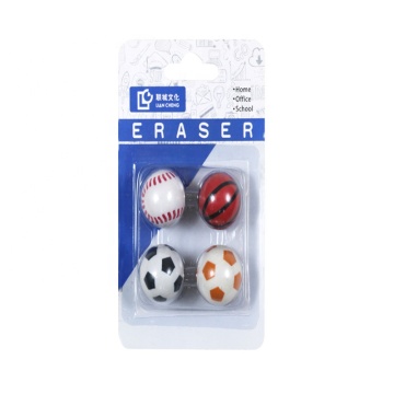 Sports Eraser 4 PCSパック