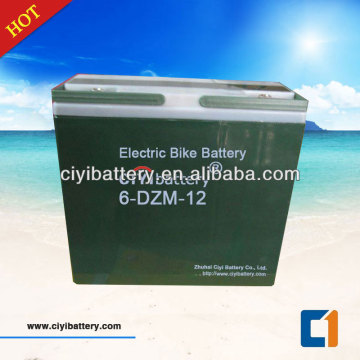 Kurşun asit pil e-bisiklet pil 6dzm17 12V 17AH