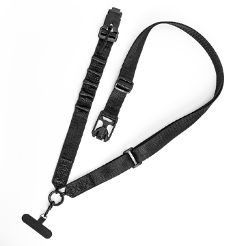 Custom Logo Multifunction Crossbody Phone Lanyard with Quick Split Magnetic Buckle