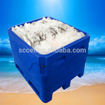 1000L Insulated plastic fish tub,insulated plastic fish container,fishing box