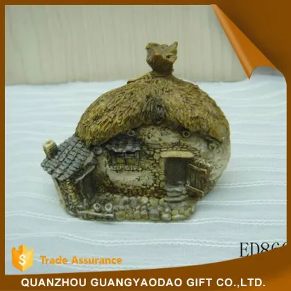 Sculpture cute little house statue souvenir items gift item