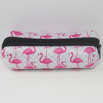 Stylish Flamingo Custom Neoprene Pencil Bags