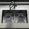 32x18 chiuvetă de bucătărie submont din oțel inoxidabil