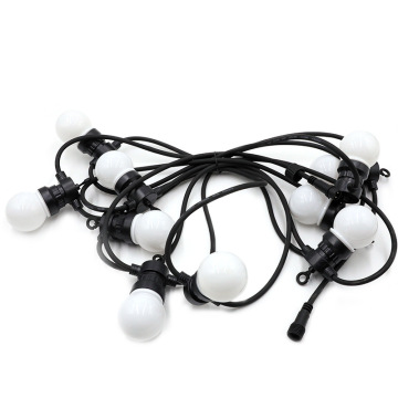 Colorful Globe Christmas Light Strings for Patio Decorations