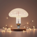 Lâmpada âmbar regulável em forma de cogumelo para uso decorativo