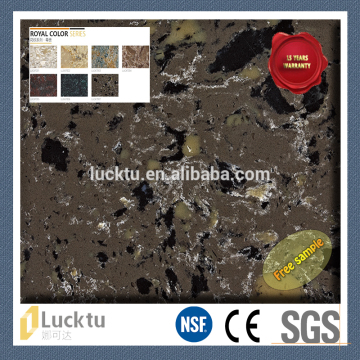 Natural surface marble coffee texture quartz stone
