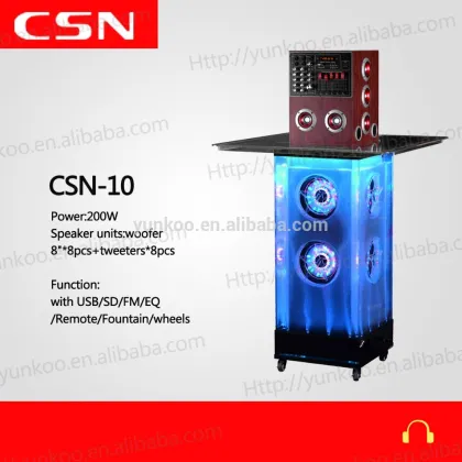 supply all kinds of Yunkoo new design bluetooth speaker,party speaker, hifi speaker,