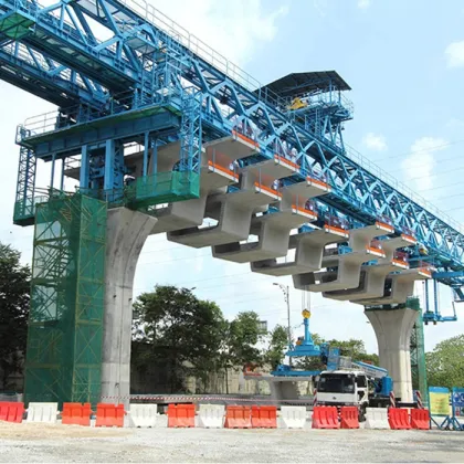 Launching Gantry Crane for Bridge Construction in Equipment Segment