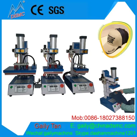 15*20cm small size pneumatic heat pressing machine for label,logo,tag,image