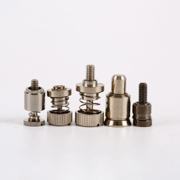 Captive Panel Screw with Low Profile Knob and Spring-loaded Feature